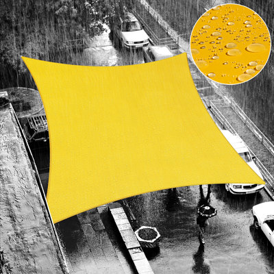 Royal Shade Rectangle Waterproof Shade Sail With Installation Winch Kit
