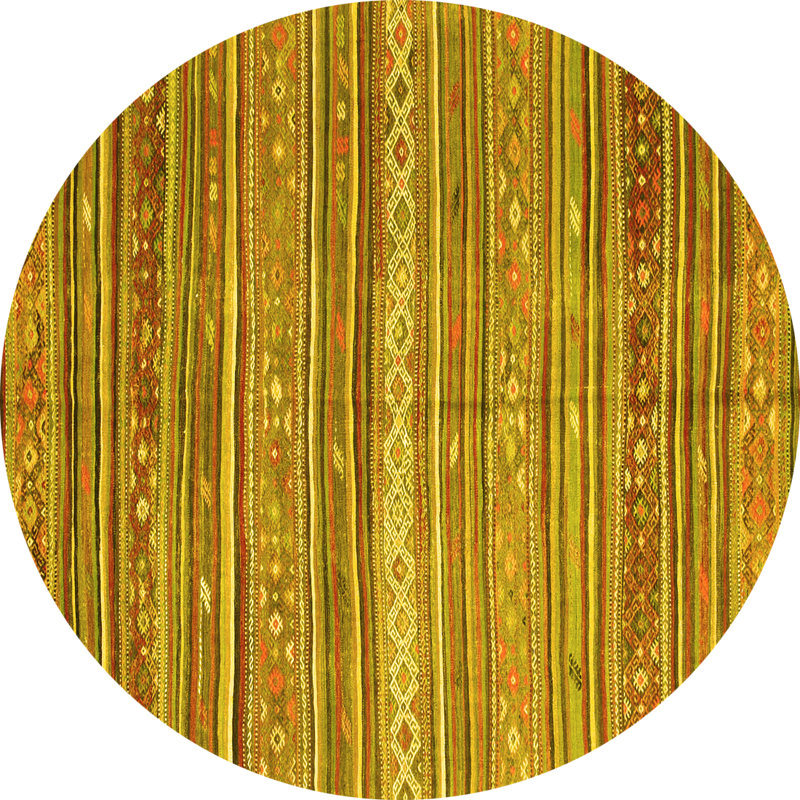 Performance Southwestern Indoor Rug, Round 3'