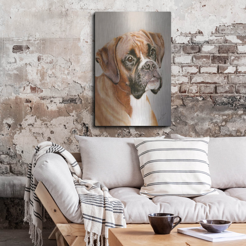 «Boxer» par Janet Pidoux, H 36 po x l 24 po