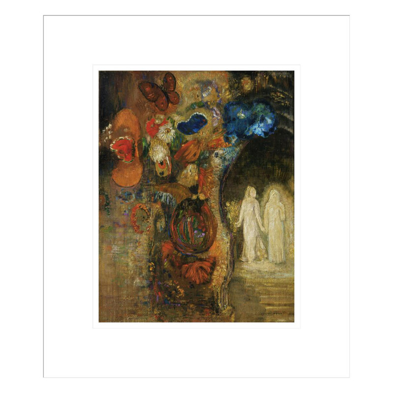Apparition by Odilon Redon -Framed Giclee Print, 16.06" H x 13.75" W