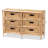 Dariana Modern Bohemian Rattan 6-Drawer Storage Cabinet
