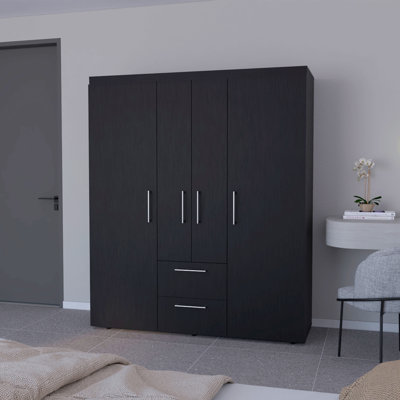 Armoire, chambre à coucher pour vêtements, blanc