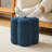 16.9"W Storage Upholstered Chenille Ottoman-578713380