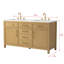 Meuble-lavabo double 60 po Reajean-103923385