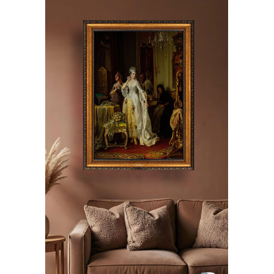 Peinture sur toile encadrée élégante, 27,6 po x 39,4 po | 50% polystyrène / 50% toile polyester, épaisseur: 1,2 po | Impression numérique époustouflante, prête à être suspendue pour la décoration intérieure, parfaite pour le salon et le bureau