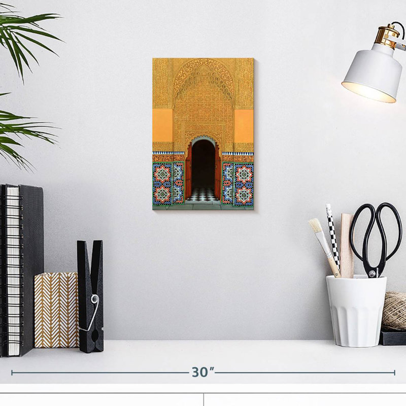 Aime Door Marrakech, 12" H x 8" W