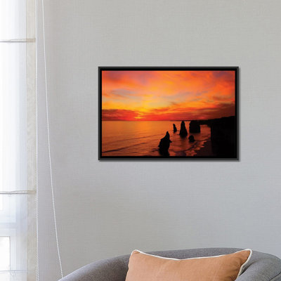 «The Tw douze Apostles At Sunset I, Port Campbell National Park, Victoria, Australie», reproduction de photo sur toile