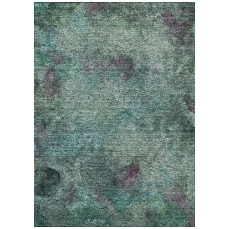 Machine Washable Indoor/Outdoor Emelia ACN2312 Abstract Rug, Rectangle 3' x 5'