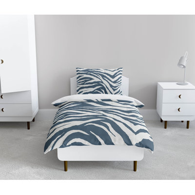 Zebra Patch Comforter Set