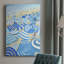 Plage bleu ciel sur toile-88256810