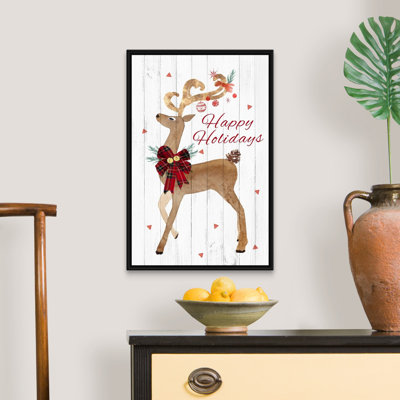 " Happy Hoildays Deer "