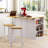 Braidon 53.15 " W Kitchen Cart-1859033582