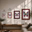 Rainbow Butterfly Modern - Framed Print-603834238-603834114