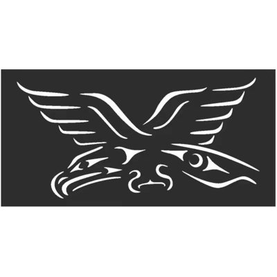 Écran d'intimité décoratif American Eagle PVC 2 pi x 4 pi