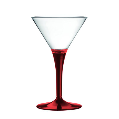 Polycarbonate Martini Glass - 12 Pieces
