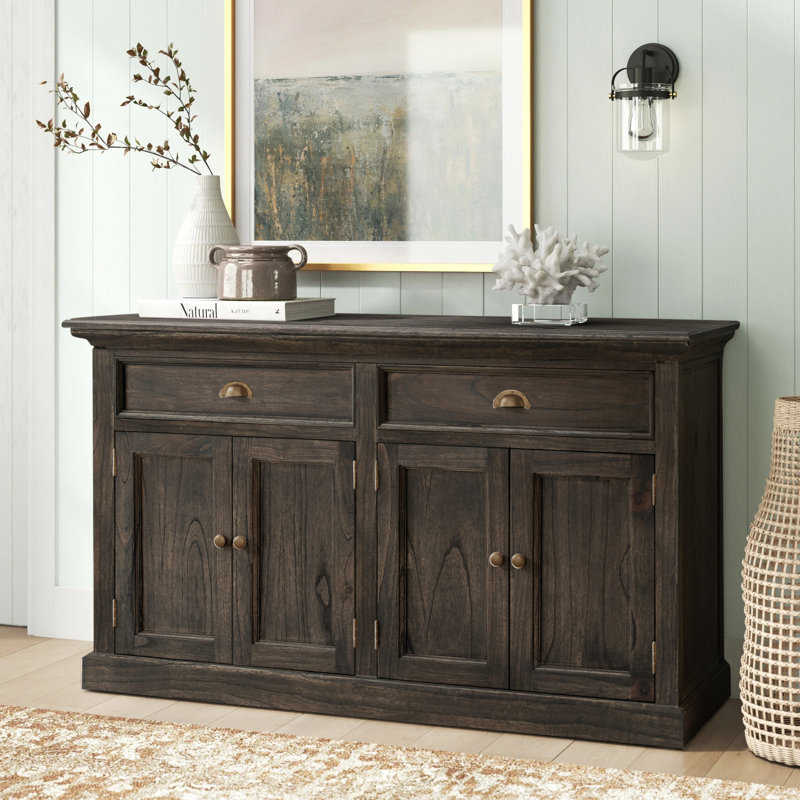 Guildford 57.09'' Sideboard, Mindi Black Wash