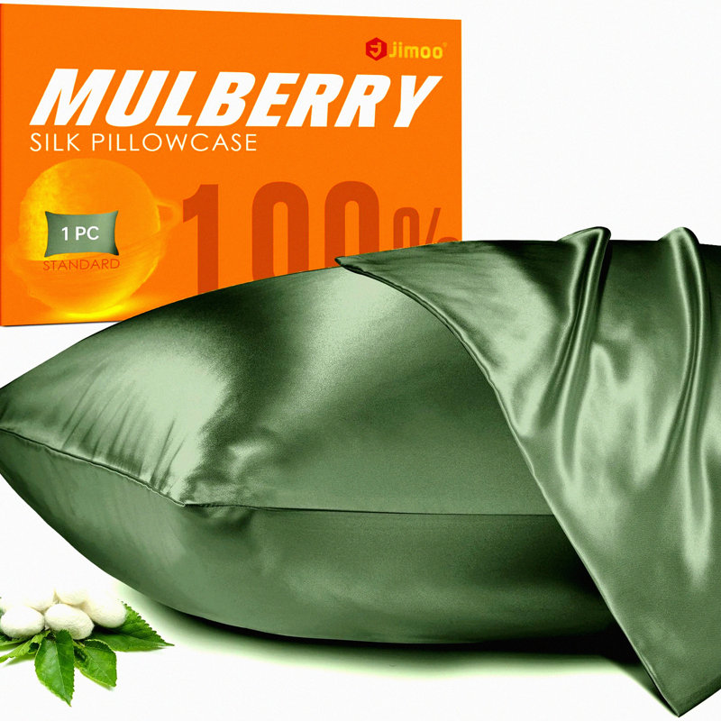 PureSilk Haircare Pillowcase - 100% Mulberry Silk & 22 Momme Natural Silk Pillow Cover with Zipper. Double-Sided Silk Pillowcase. Great Gift for Hair and Skin Care.