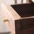 Black walnut unique design bookcase