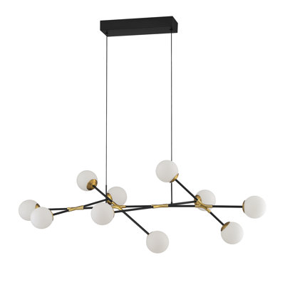 Luminaire suspendu 10 lumières DEL