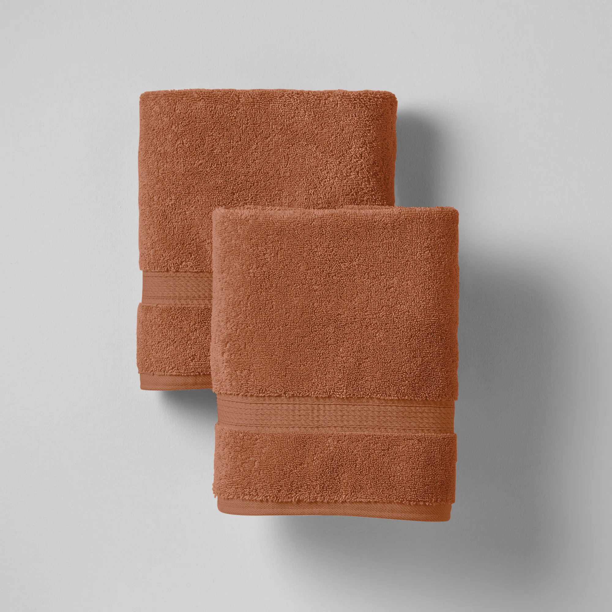 Payten Classic Certified Egyptian Cotton Hand Towel, Rust