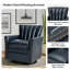 Fauteuil pivotant en cuir Arhianna-780247872