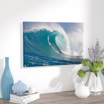 " Surfer At Peahi " by David Fleetham