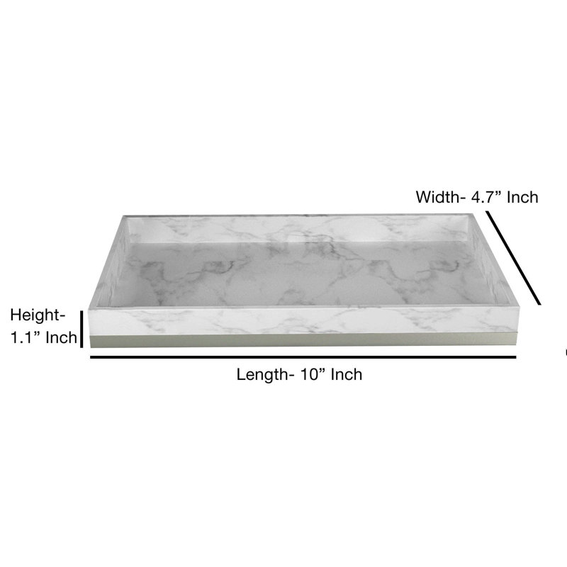 Oneita Soap Dish for Bathroom Counter,Shower & Kitchen | Resin/Silver