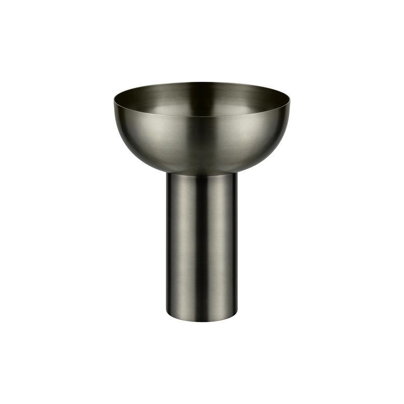Miyabi PVD Coated Stainless Steel Table Vase, Burnt Metal