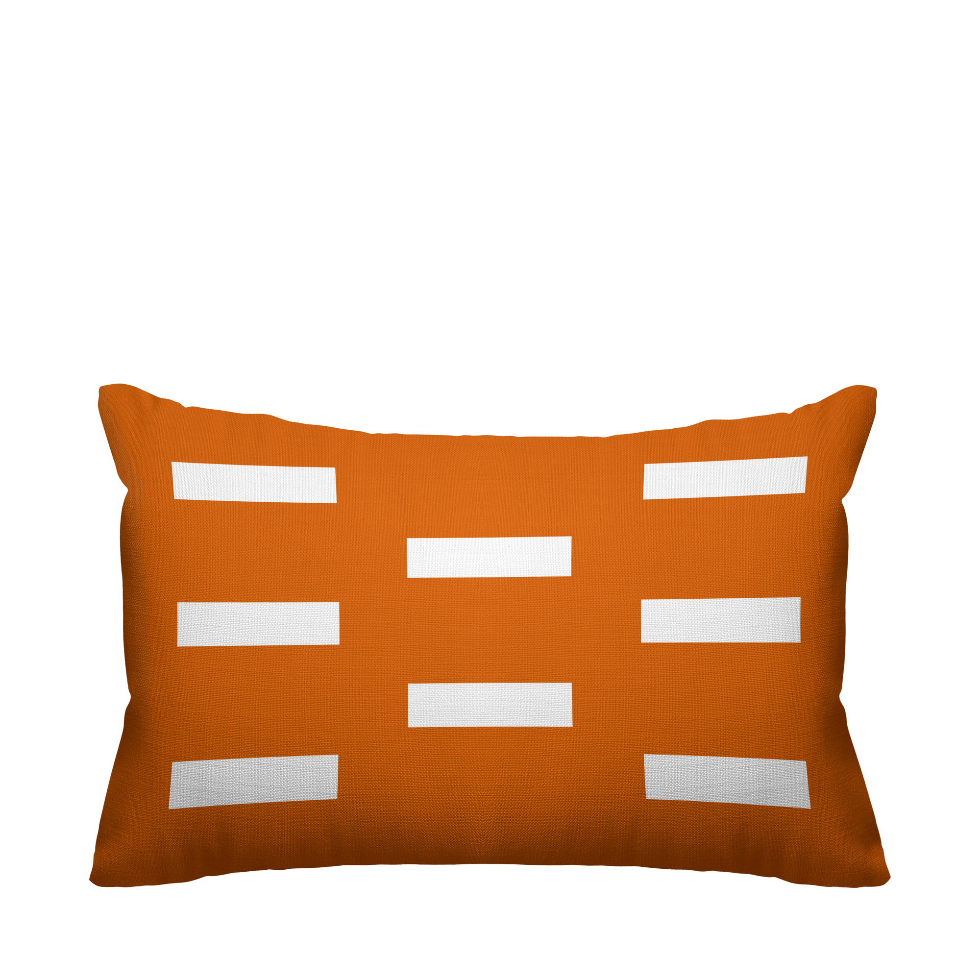 Luella Geometric Indoor/Outdoor Throw Pillow, Orange