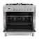 F965 Series 36 in. Stellar Collection 3.8 cu. ft. Dual Fuel Range, 5 Sealed Burners, 8 Function Convection Oven in Stainless Steel