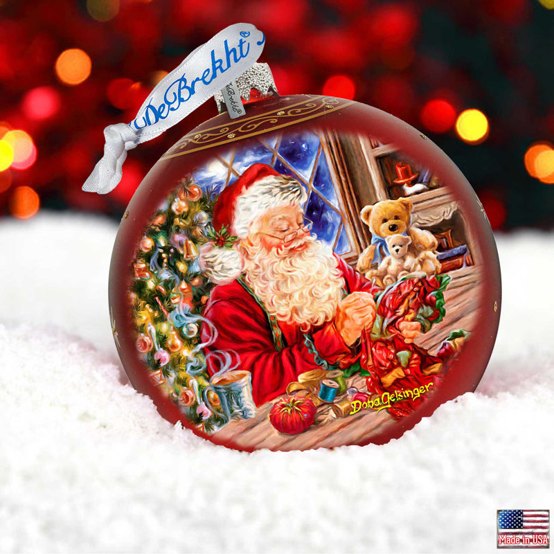 5.5'' Glass Ball Ornament