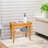 Filomela 10.2'' W Teak Shower Bench