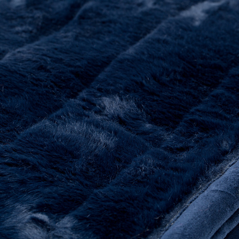 Throw Blanket, 140cm x 140cm, Dark Blue