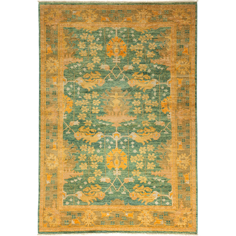 One-of-a-Kind 6'2" X 9'1" Wool Area Rug in