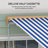 Outsunny Polyester Cover Retractable Patio Awning-97850778-97850779-97850774
