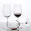 Ensemble de 12 verres à vin classiques rouges / blancs durables pour la fête