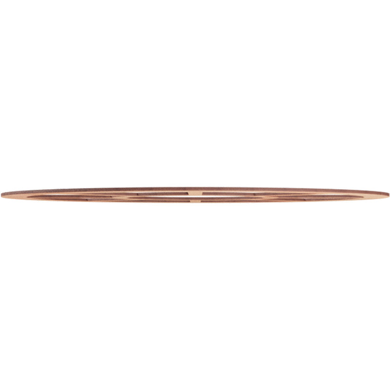 Médaillon de plafond Grace, H 32 po x l 32 po x P 0,25 po, Cerisier