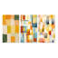 «Retro Cubist Abstract Composition I», ensemble de 3 reproductions-1040393629-1040393624