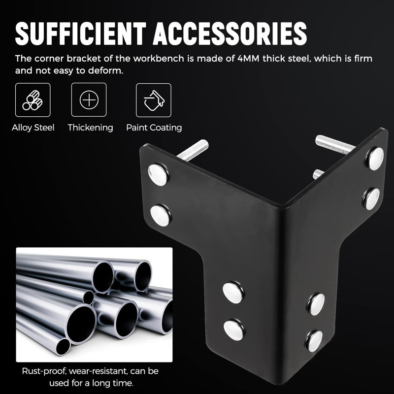 6'' W Steel Top Workbench Accessory