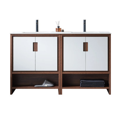 Tomesia 60" Double Bathroom Vanity