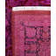 Tapis mauve en laine noué à la main de style moderne et contemporain Chapi 6 pi 1 po x 9 pi 2 po