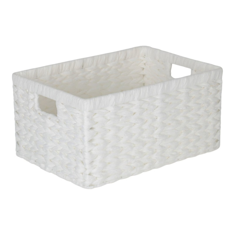 Bay Isle Home Wicker Decorative Basket, 18cm H x 37cm W x 25cm D