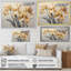 Minimalisme beige et or iris I - impression-197340395-197340385