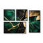 Abstract Geode I - Art mural abstrait en marbre 4 pièces-1249795613-1249795602