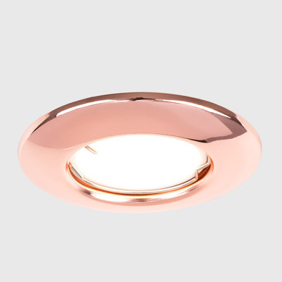 Manufahi Fixed Copper Downlight & 6500K 5W GU10 LED Bulb