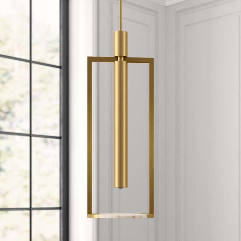 Kelly Wearstler Melange Medium Floating Disc Pendant, Antique-Burnished Brass, 30" H x 10.25" W x 10.25" D
