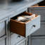 Crafton 4-door Reclaimed Pine Wood Blue Sideboard Buffet 