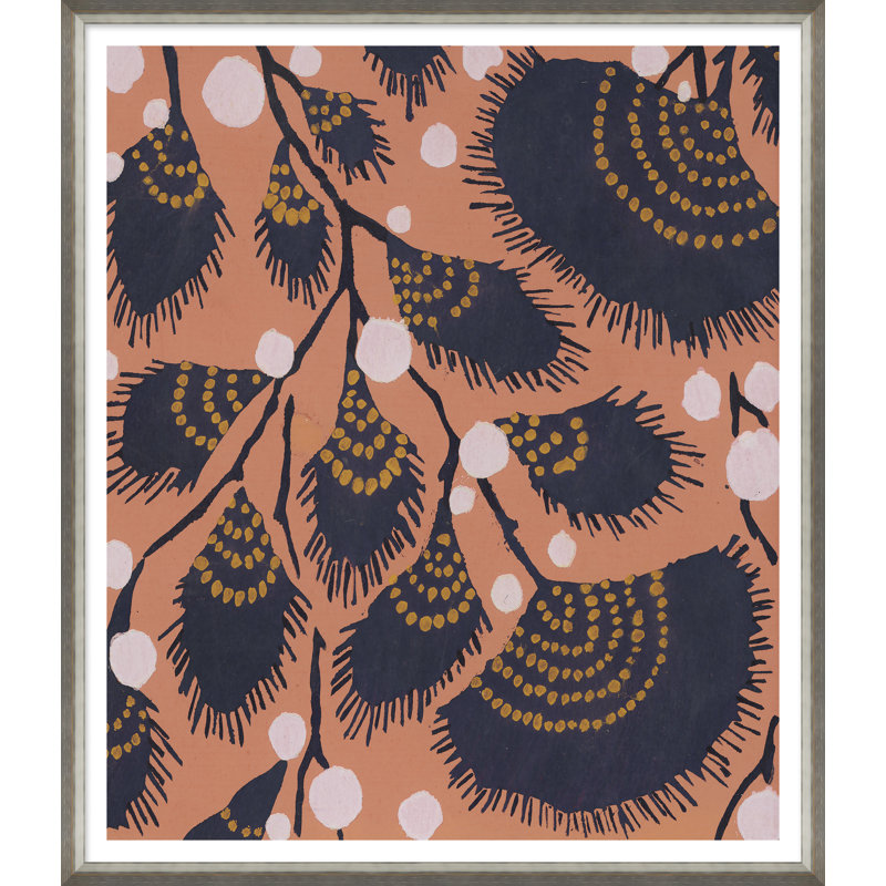 'Asian Textile Designs' Framed Graphic Art Print