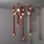 SNAPS Large LED Pendant - Metal Cones-1204977996-1204977985