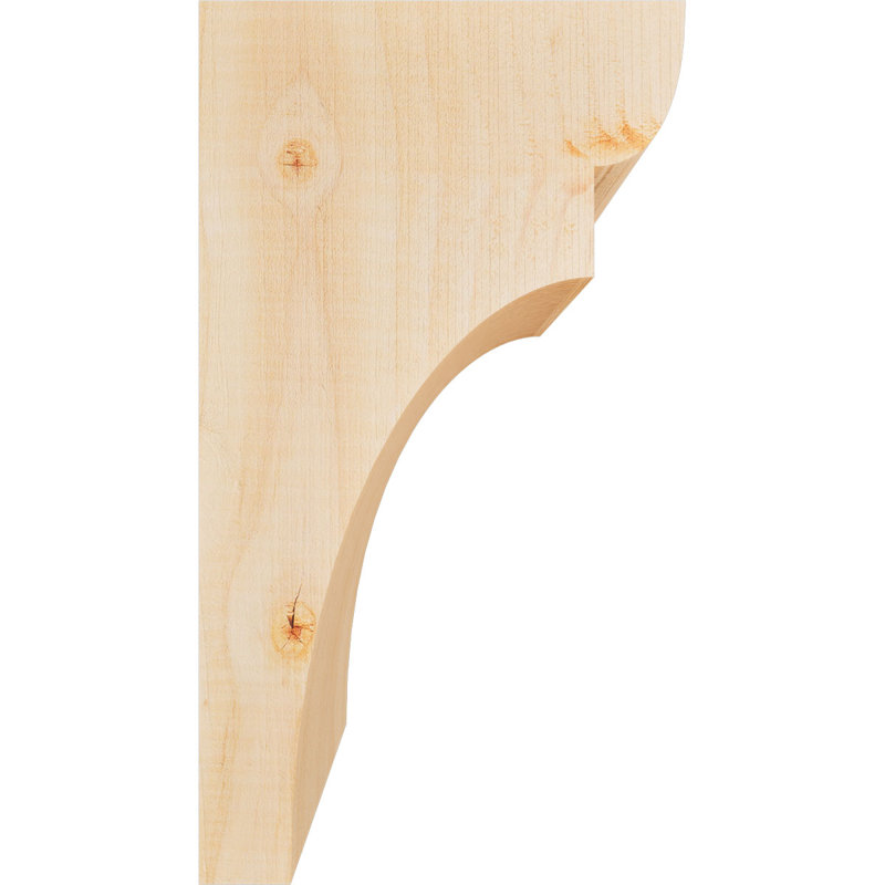 Yorktown Corbel, H 10 po x l 5,5 po x P 6 po, Sapin de Douglas, Lisse